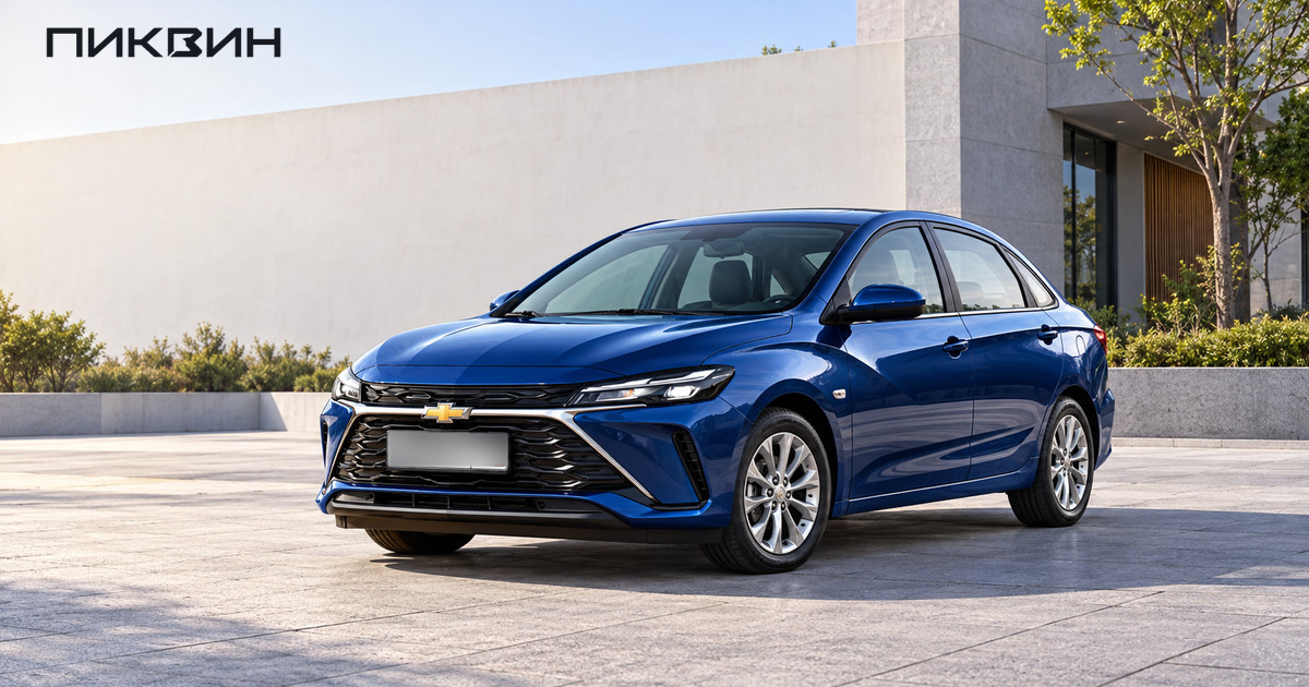 Chevrolet Monza китайского рынка после обновления на нейтральной площадке
