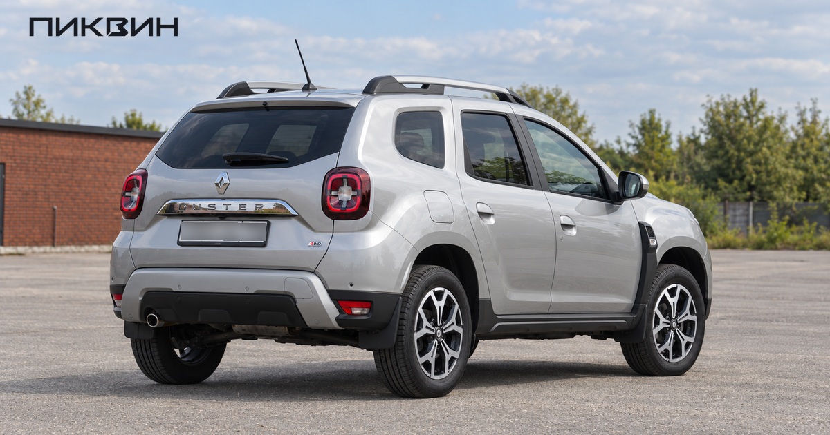 Renault Duster второго поколения перед проверкой в Самаре.