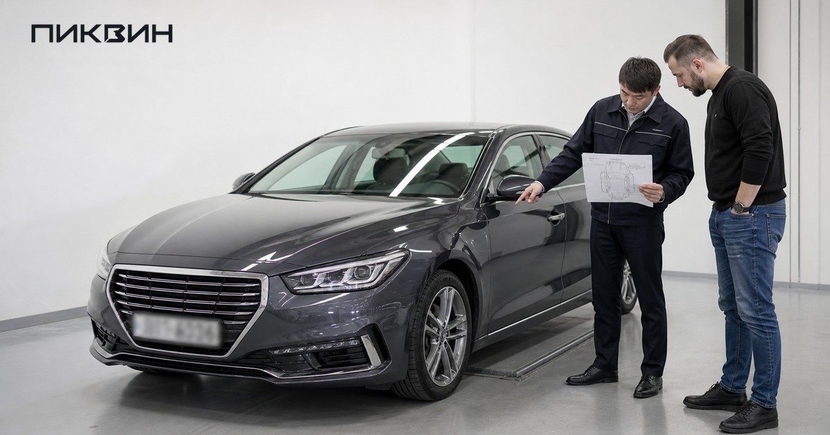 Аукционный лист корейского автомобиля: обозначения и проверка