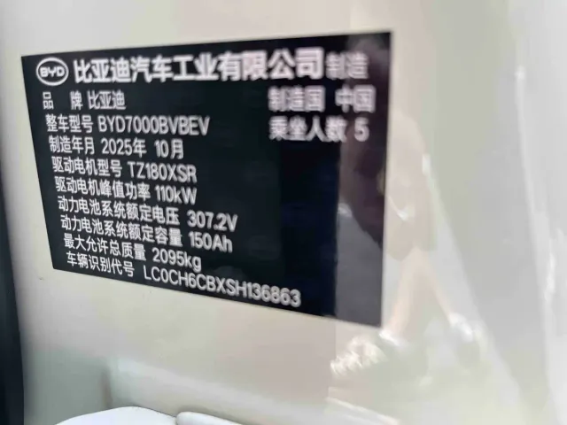 BYD Qin L — Фото автомобиля 20