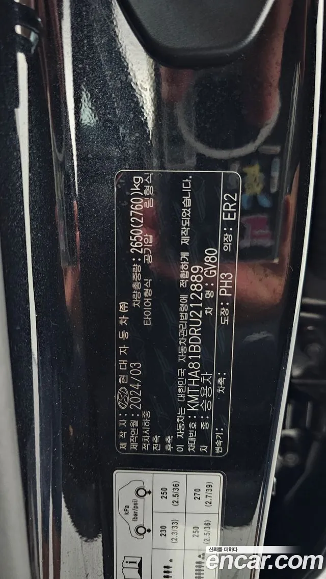 Genesis GV80 2.5T Бензин AWD — Фото автомобиля 18