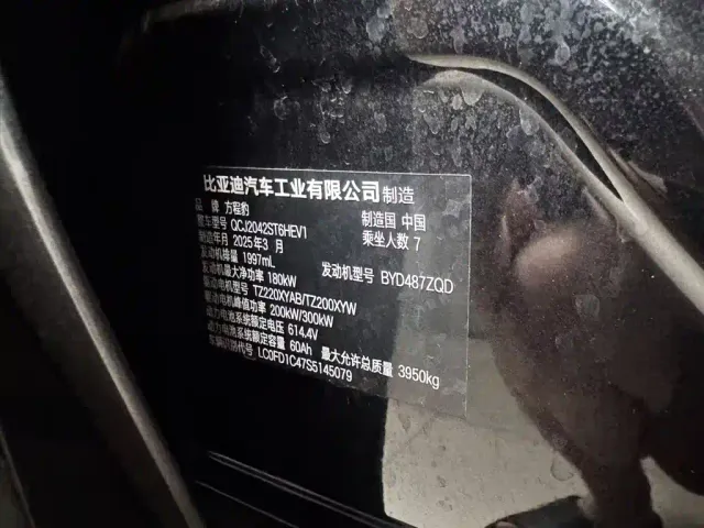 BYD FangChengBao Leopard 8 — Фото автомобиля 5
