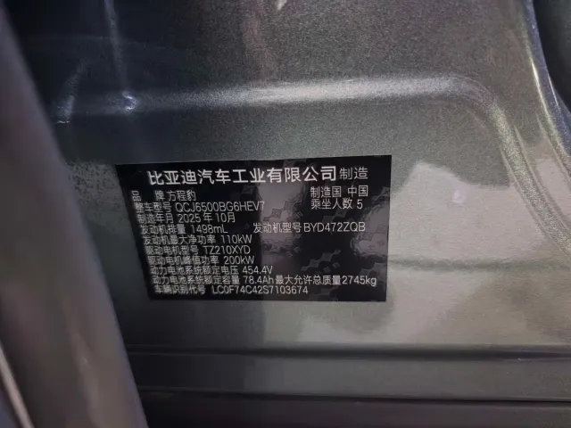 BYD FangChengBao Titanium 7 — Фото автомобиля 19