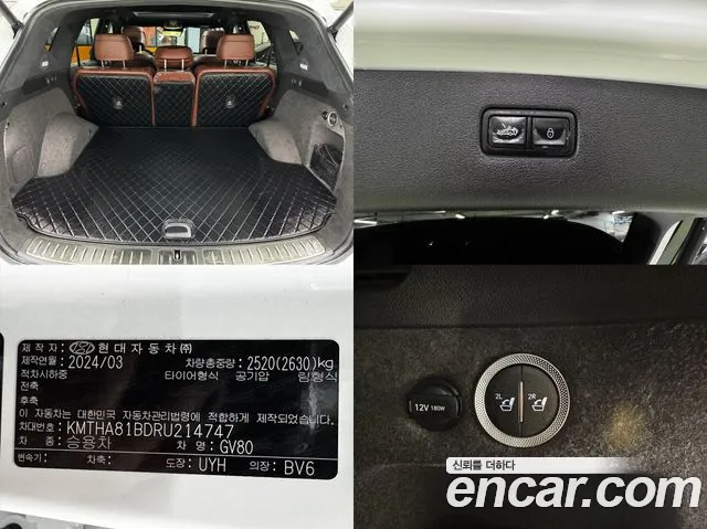 Genesis GV80 2.5T Бензин AWD — Фото автомобиля 20