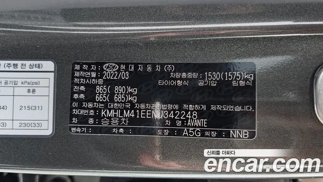 Hyundai AVANTE Avante (CN7) — Фото автомобиля 25