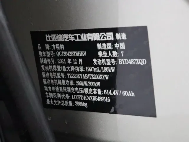 BYD FangChengBao Leopard 8 — Фото автомобиля 22