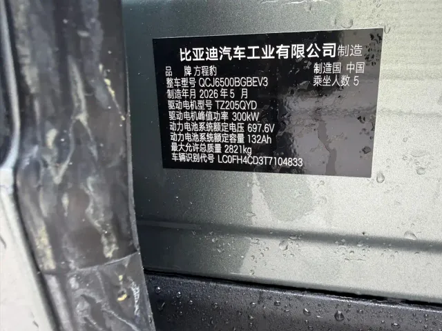 BYD FangChengBao Titanium 7 — Фото автомобиля 2