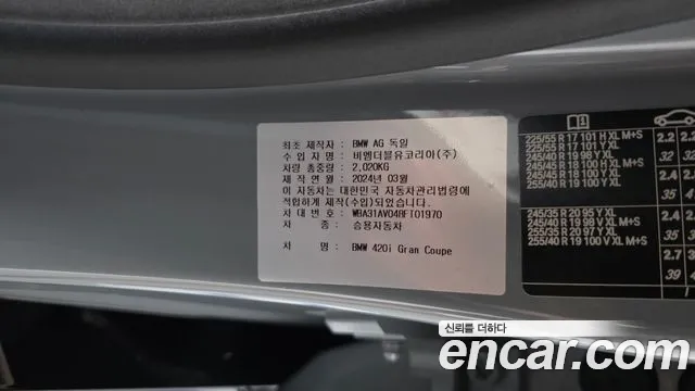 BMW 4-Series 4 серия (G22) 420i M Sport Performance Gran Coupe — Фото автомобиля 23