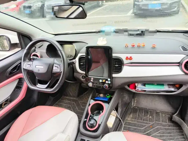 QQ New Energy Little Ant 2022 Sweet Pink Edition Half Sugar Version LFP Lithium 30kW 301km — Фото автомобиля 12